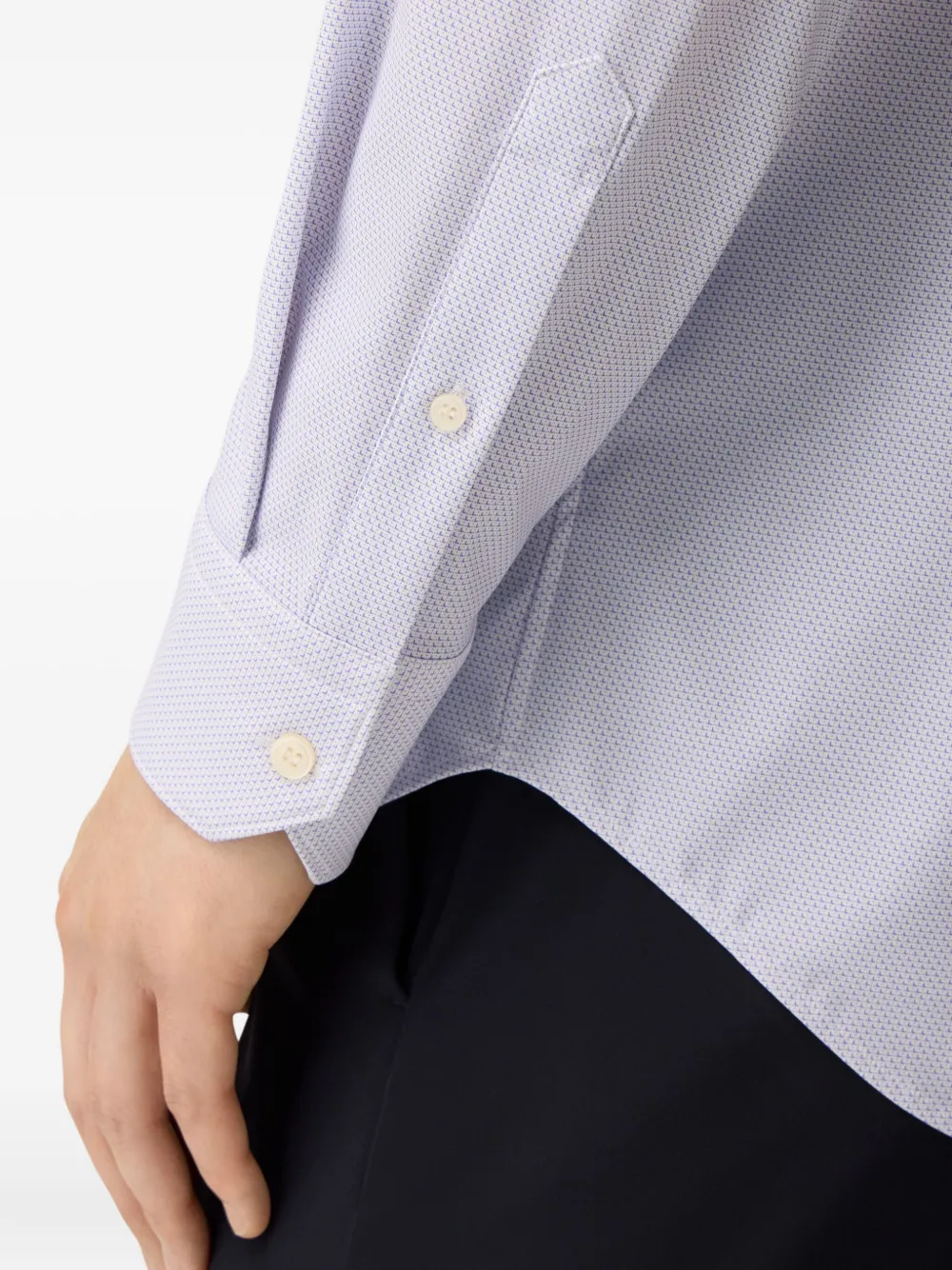 Boggi Milano Overhemd met lange mouwen Blauw