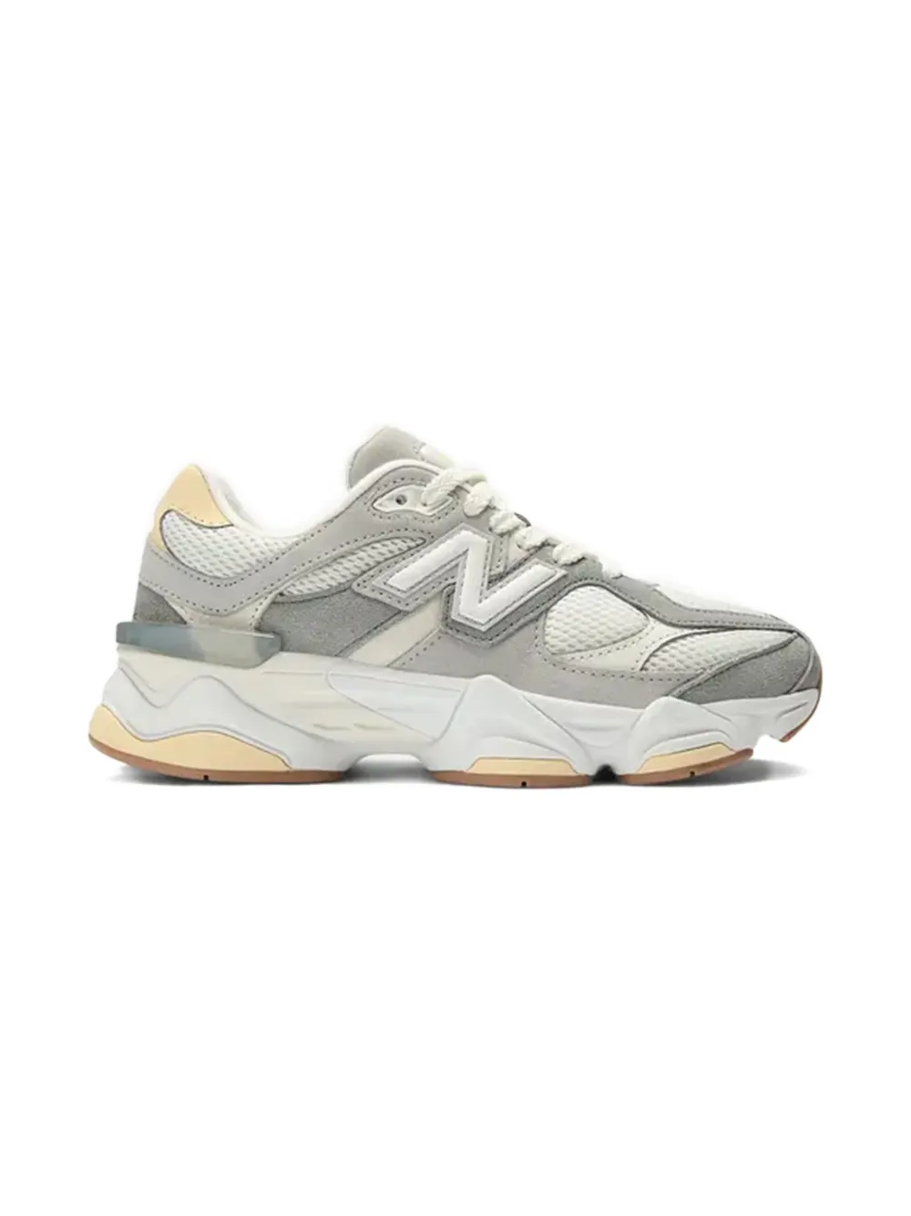 New Balance Kids lace-up mesh sneakers Grey