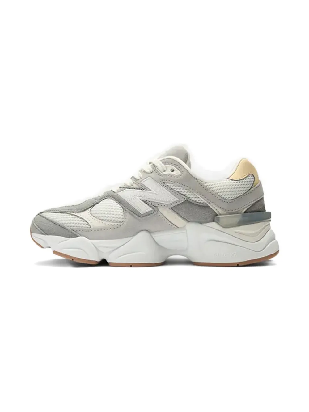 New Balance Kids lace-up mesh sneakers Grey
