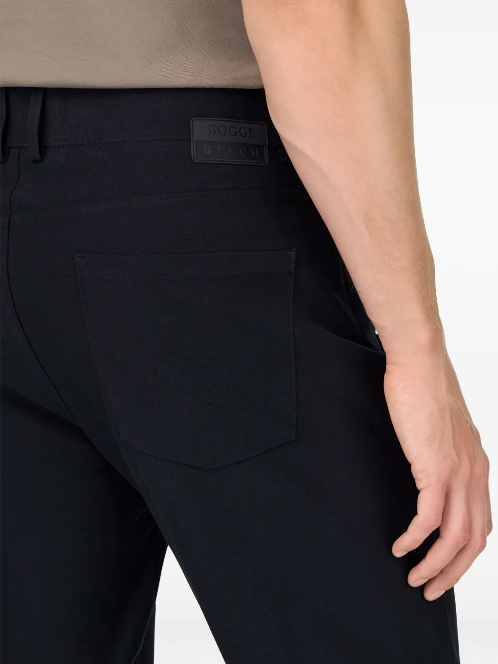 Boggi Milano B-Tech jeans met vijf zakken Blauw