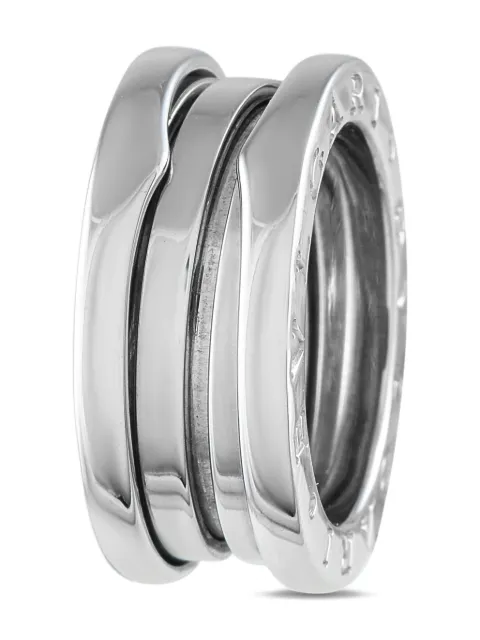 Bvlgari Pre-Owned 18K white gold B.zero1 ring