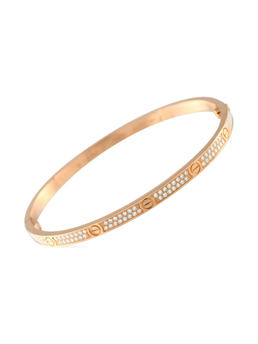 Cartier 18K rose gold Love diamond bracelet | Image 2