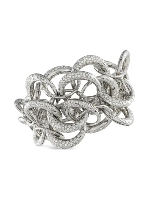 De Grisogono 18K white gold Allegra diamond bracelet