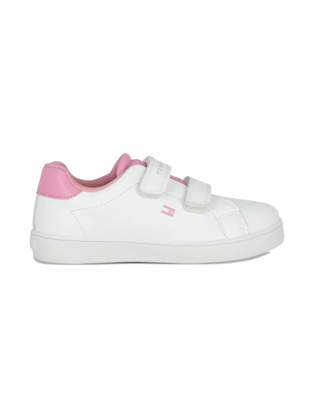 Tommy Hilfiger Junior touch-strap sneakers White