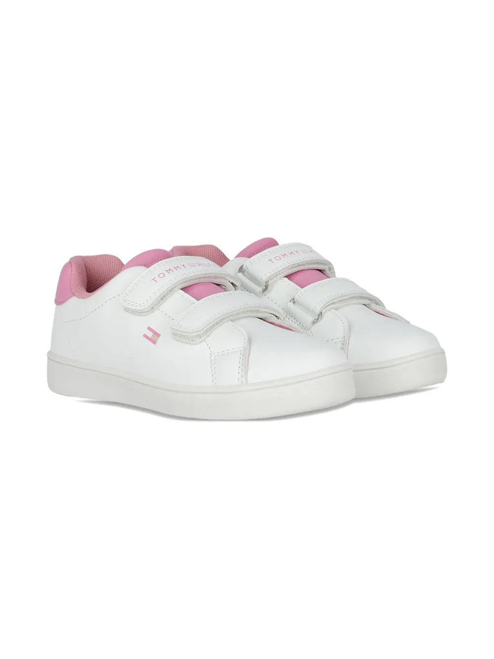 Tommy Hilfiger Junior touch-strap sneakers White