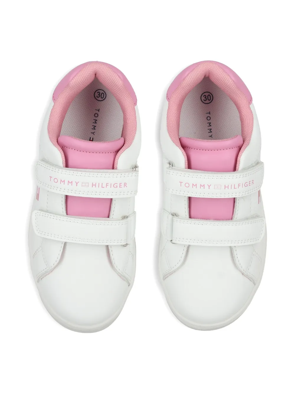 Tommy Hilfiger Junior touch-strap sneakers White