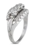 LB Exclusive 14K white gold diamond ring - Silver