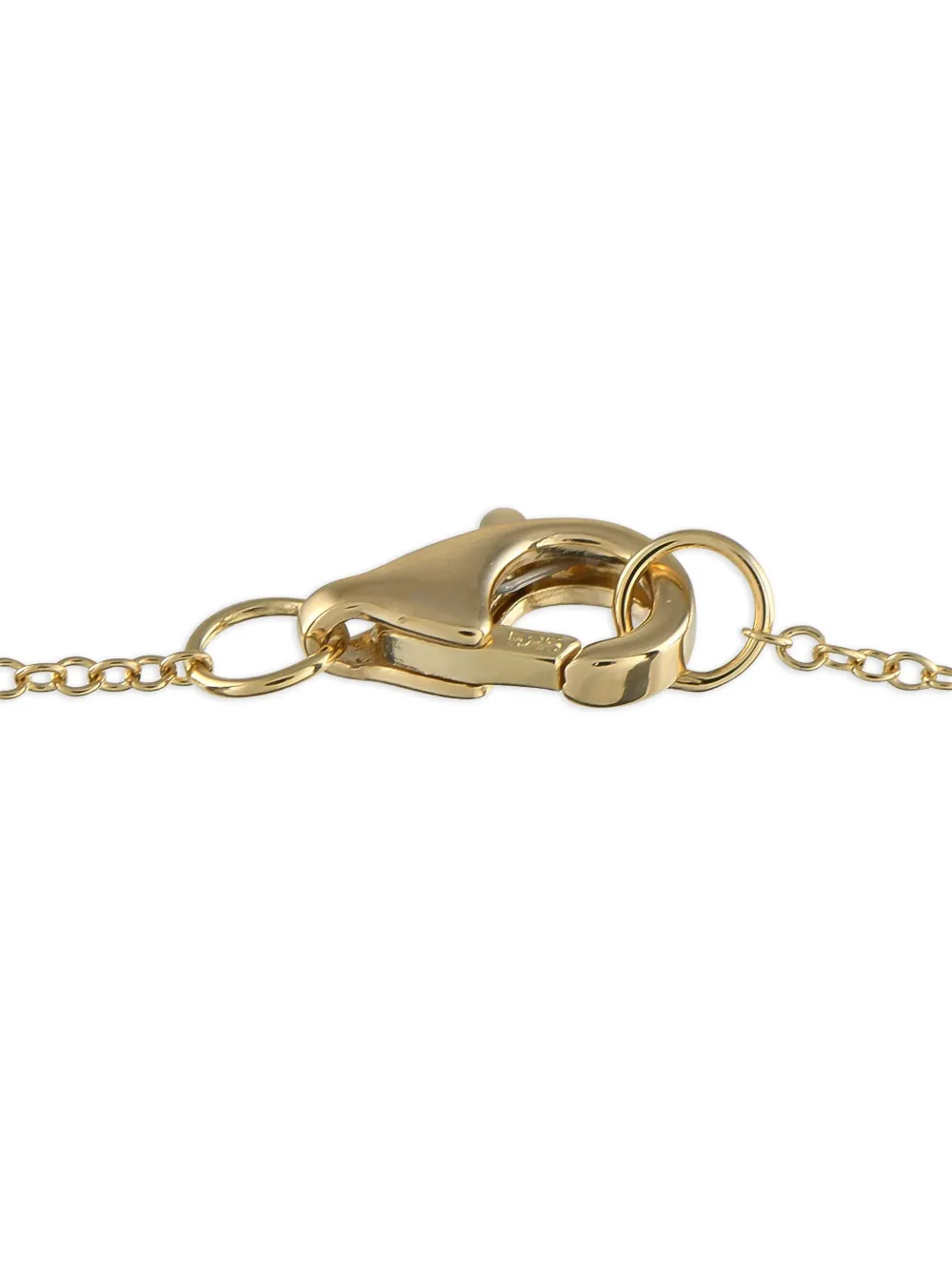 LB Exclusive 14K yellow gold Butterfly diamond necklace | Image 2