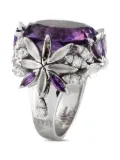 Pasquale Bruni 18K white gold amethyst and diamond ring - Silver