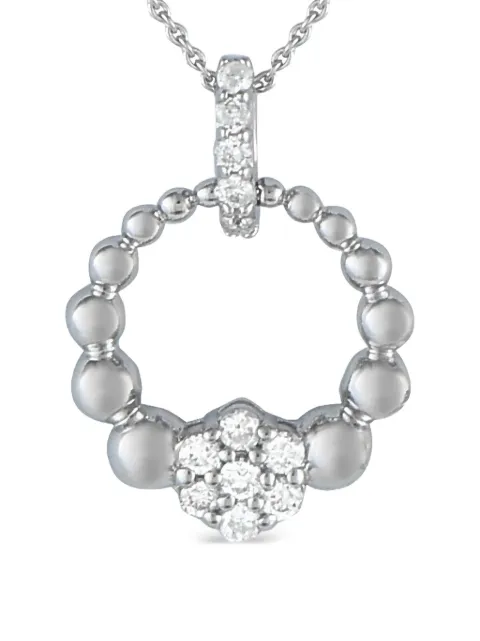 LB Exclusive Collana in oro bianco 14 carati con diamanti