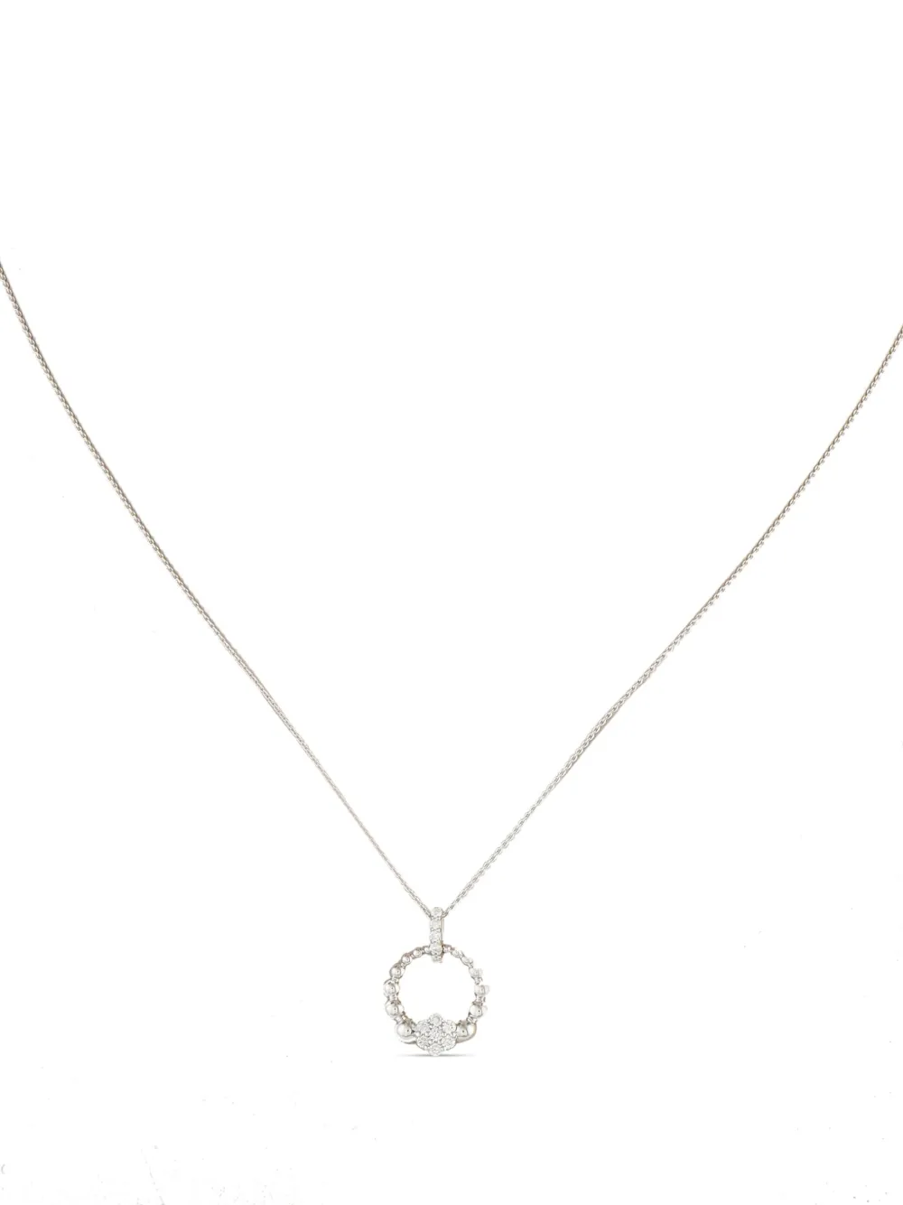 LB Exclusive 14K white gold diamond necklace | Image 2
