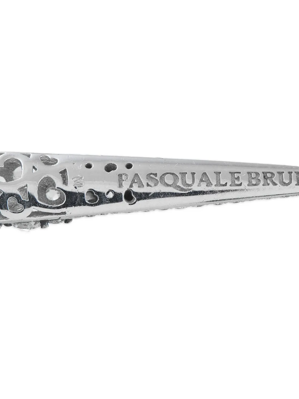 Pre-owned Pasquale Bruni 18kt White Gold Diamond Necklace In Silver