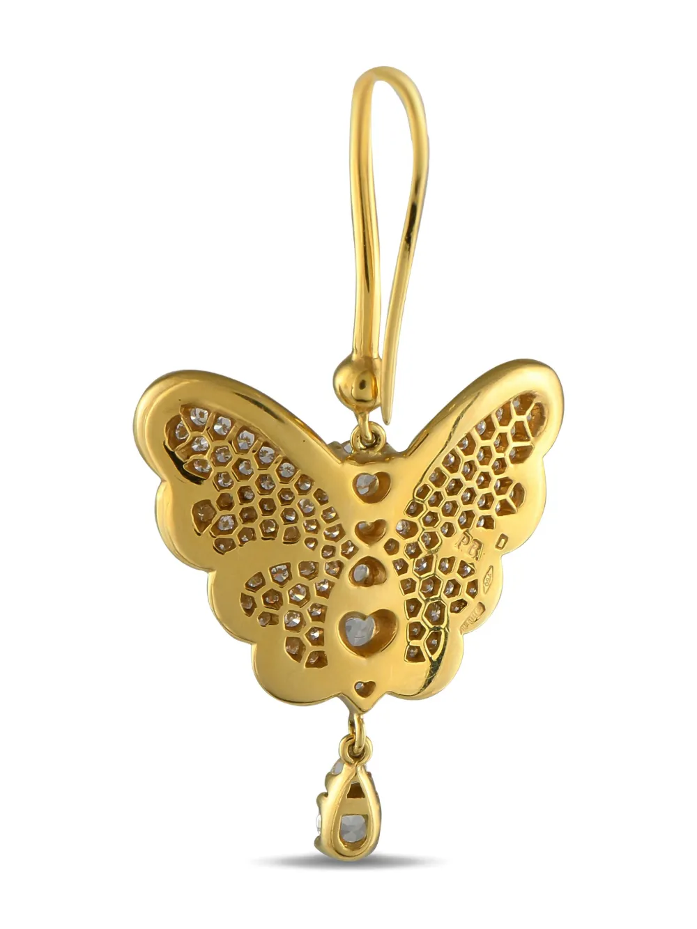 Pasquale Bruni Eighteen Karat Gold Diamond Butterfly Earrings | Image 2