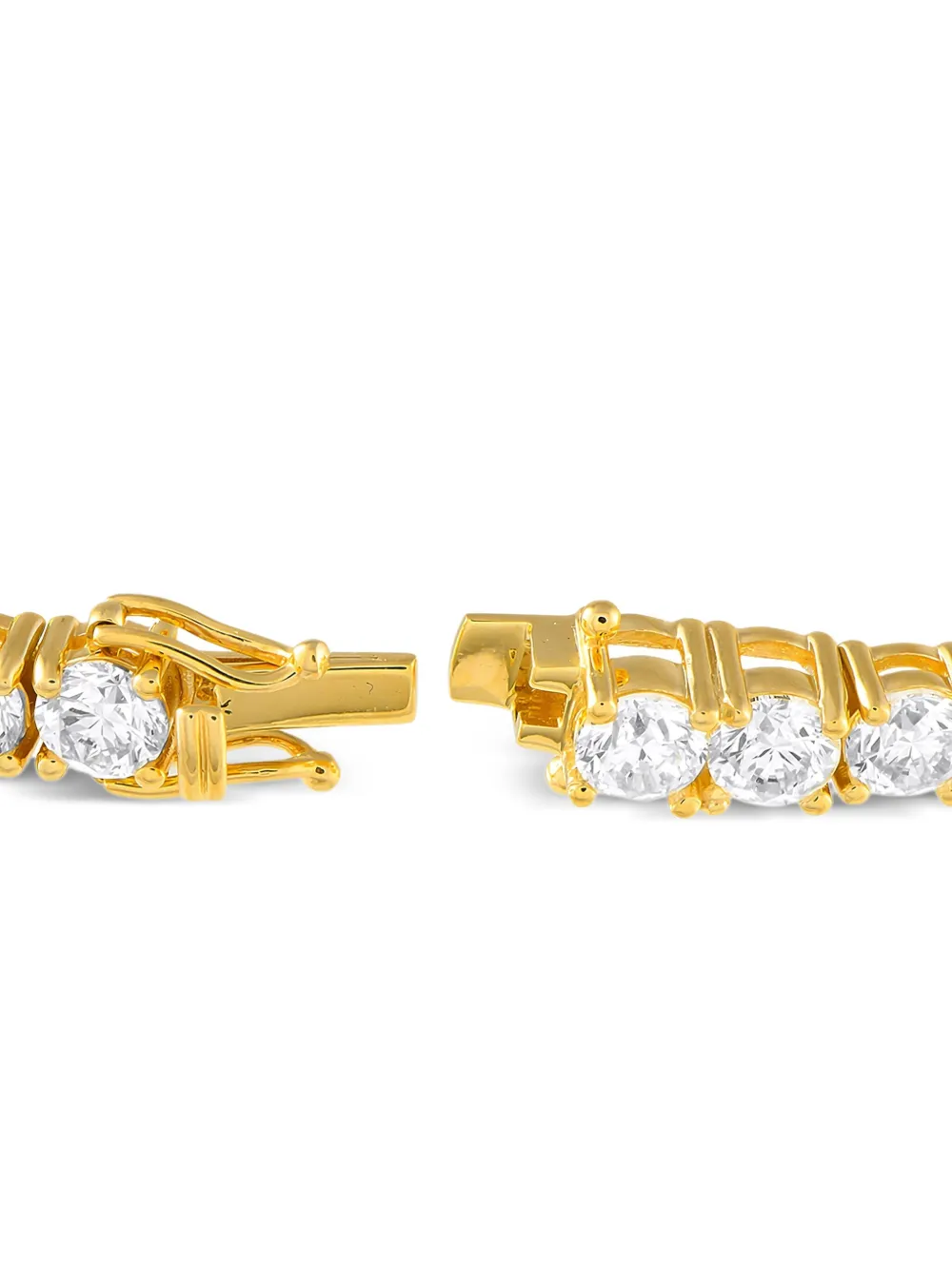 LB Exclusive 18K yellow gold diamond tennis bracelet | Image 2