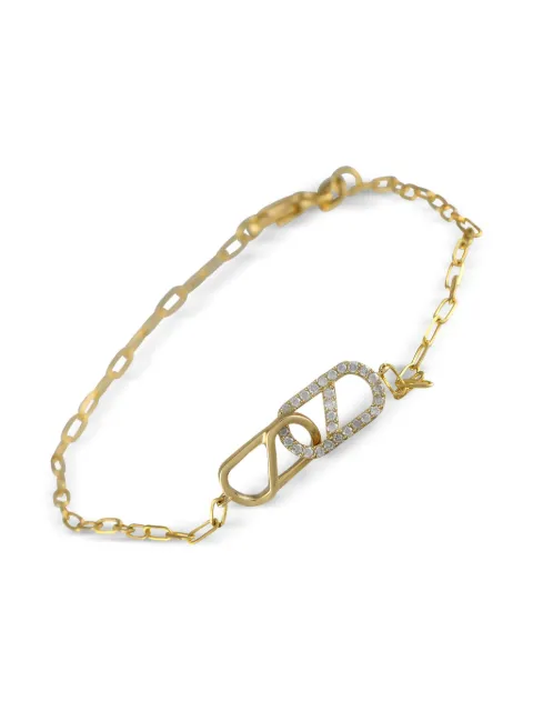 LB Exclusive 14K yellow gold diamond bracelet