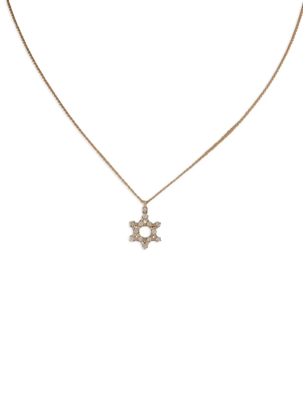 LB Exclusive Star Of David ダイヤモンド ネックレス 14Kイエローゴールド LB Exclusive Star Of David ダイヤモンド ネックレス 14Kイエローゴールド
