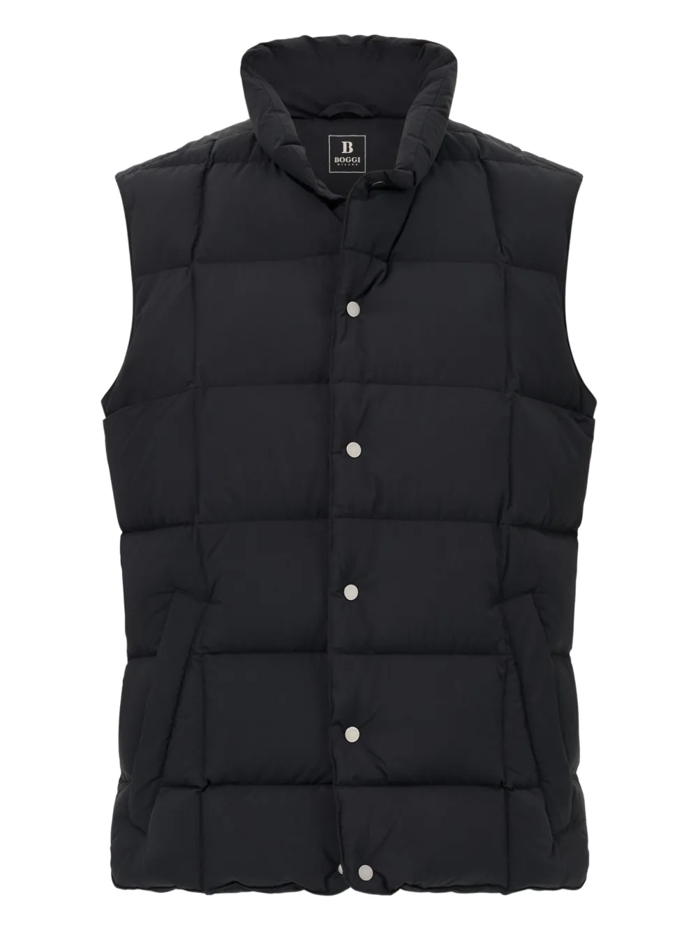 Boggi Milano quilted goose-down vest | Black | Image 1