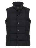 Boggi Milano quilted goose-down vest - Black
