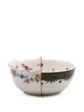 Seletti floral-geometric patterned bowls (set of two) - White