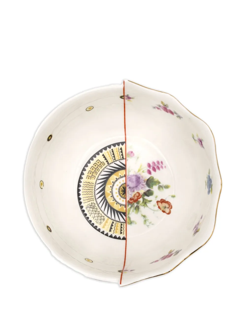 Seletti floral-geometric patterned bowls (set of two) | Tableware | Image 2