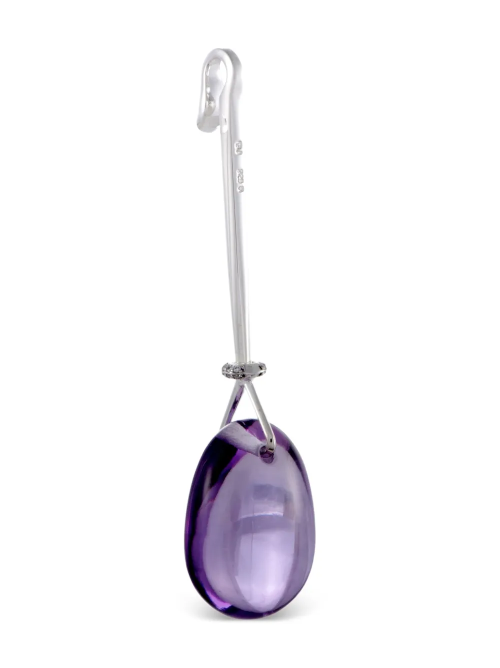 Georg Jensen Vivianna amethyst and diamond pendant charm | Image 2