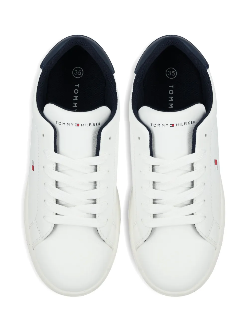 Tommy Hilfiger Junior logo-detail sneakers White