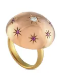 LB Exclusive 18K rose gold Celestial ruby and diamond ring - Pink