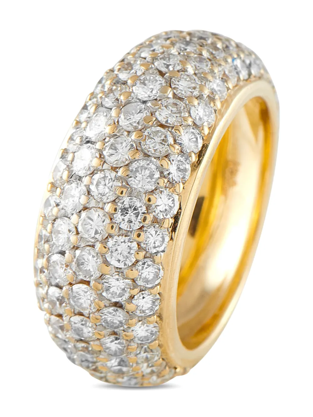 Pre-owned Lb Exclusive 18k Yellow Gold Diamond Ring