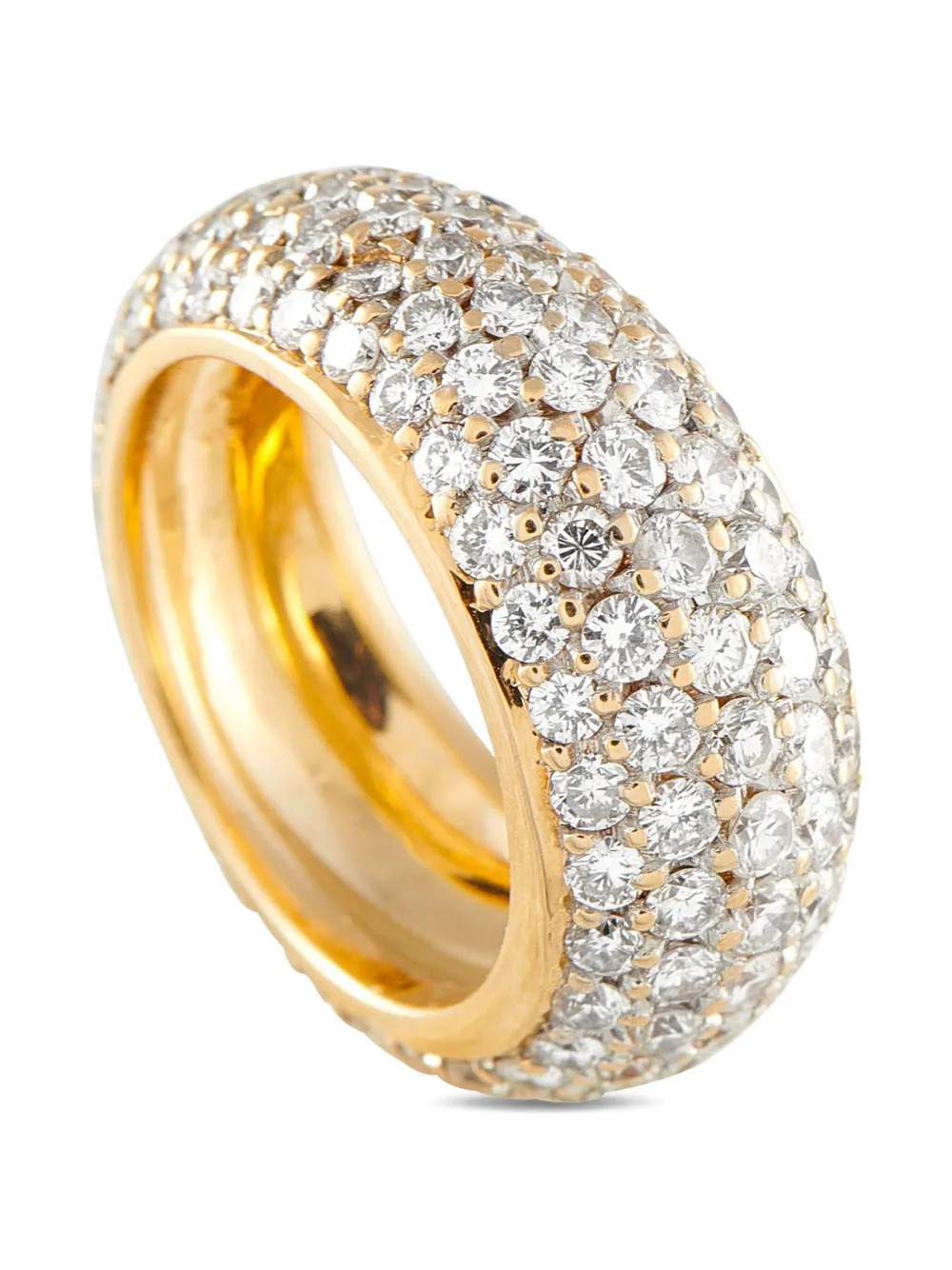 Pre-owned Lb Exclusive 18k Yellow Gold Diamond Ring