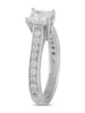 LB Exclusive platinum Cathedral diamond ring - Silver
