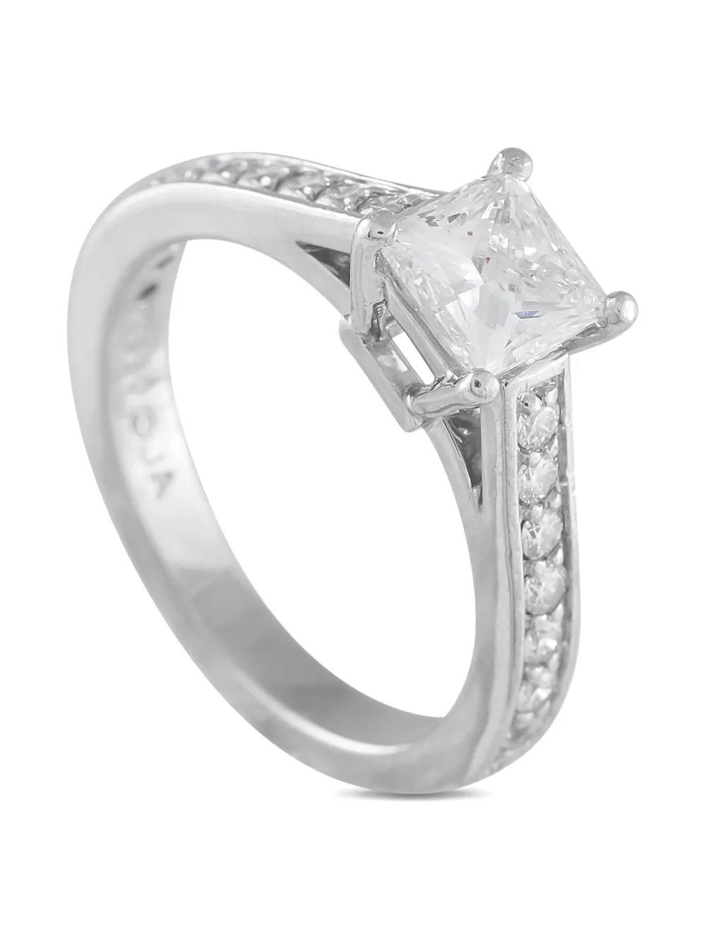 LB Exclusive platinum Cathedral diamond ring | Image 2