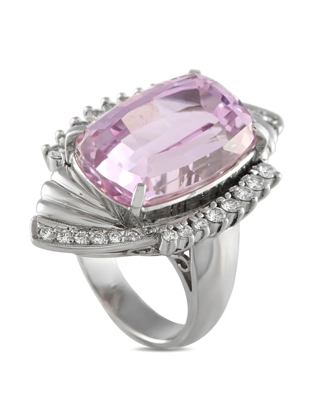 LB Exclusive platinum Kunzite ring - シルバートーン LB Exclusive platinum Kunzite ring - シルバートーン
