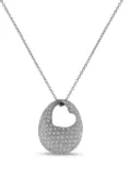 Pasquale Bruni 18K white gold diamond necklace - Silver