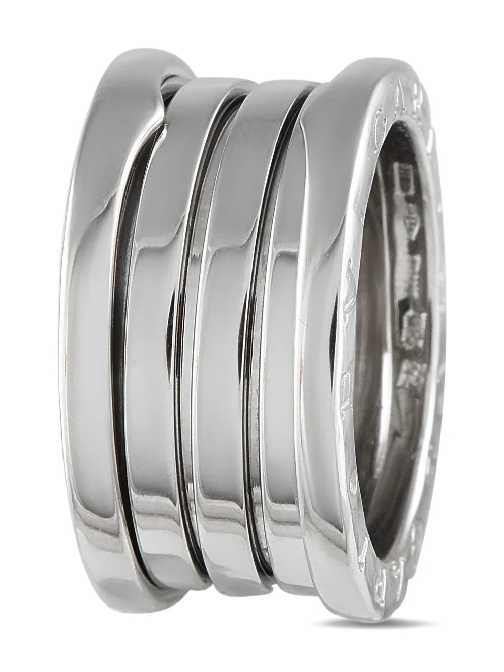 Bvlgari Pre-Owned 18K white gold B.zero1 three band ring | Silver | Image 1