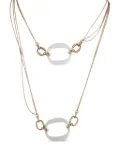 Damiani 18K rose gold agate necklace - Pink