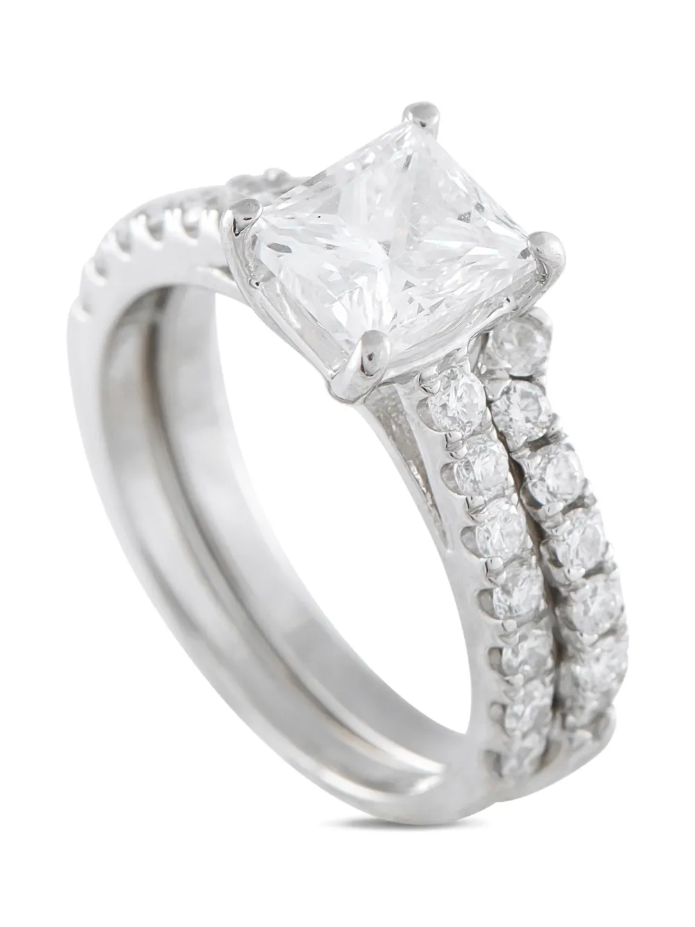 LB Exclusive platinum DoubleBand diamond ring | Image 2
