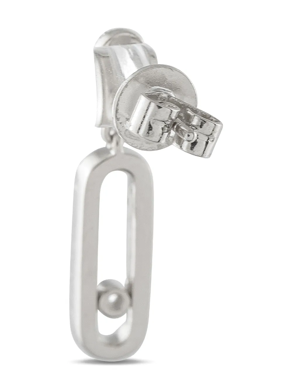 LB Exclusive 14K white gold diamond drop earrings | Image 2