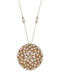 Pasquale Bruni 18K yellow gold diamond and mother of pearl necklace