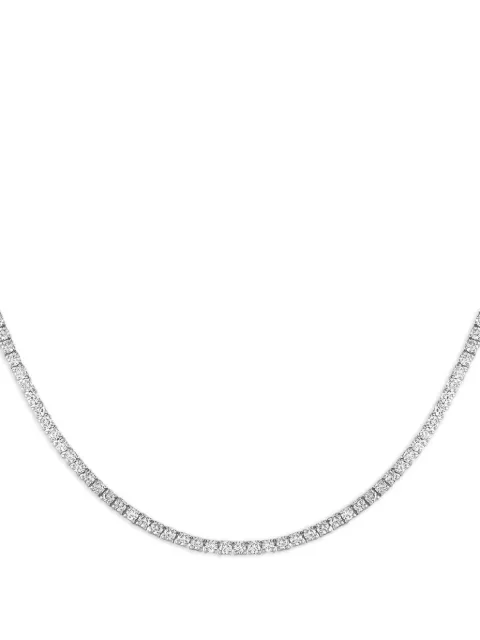 LB Exclusive 18K white gold diamond tennis necklace