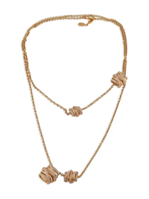De Grisogono 18K yellow gold Allegra diamond necklace