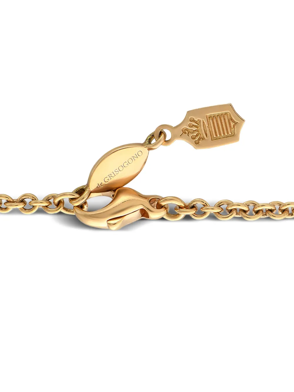 Pre-owned De Grisogono 18k Yellow Gold Allegra Diamond Necklace
