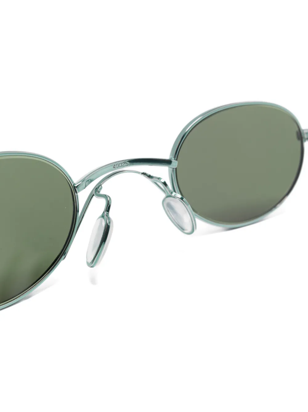  Christian Roth Oval-frame Sunglasses - Green 