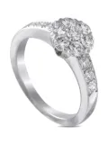 Van Cleef & Arpels 18K white gold Fleurette diamond ring - Silver
