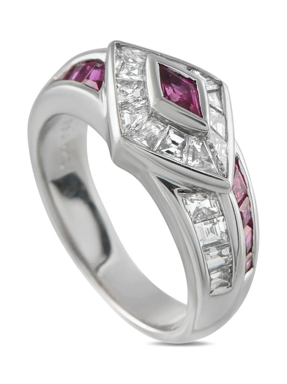 LB Exclusive platinum ruby and diamond ring | Image 2