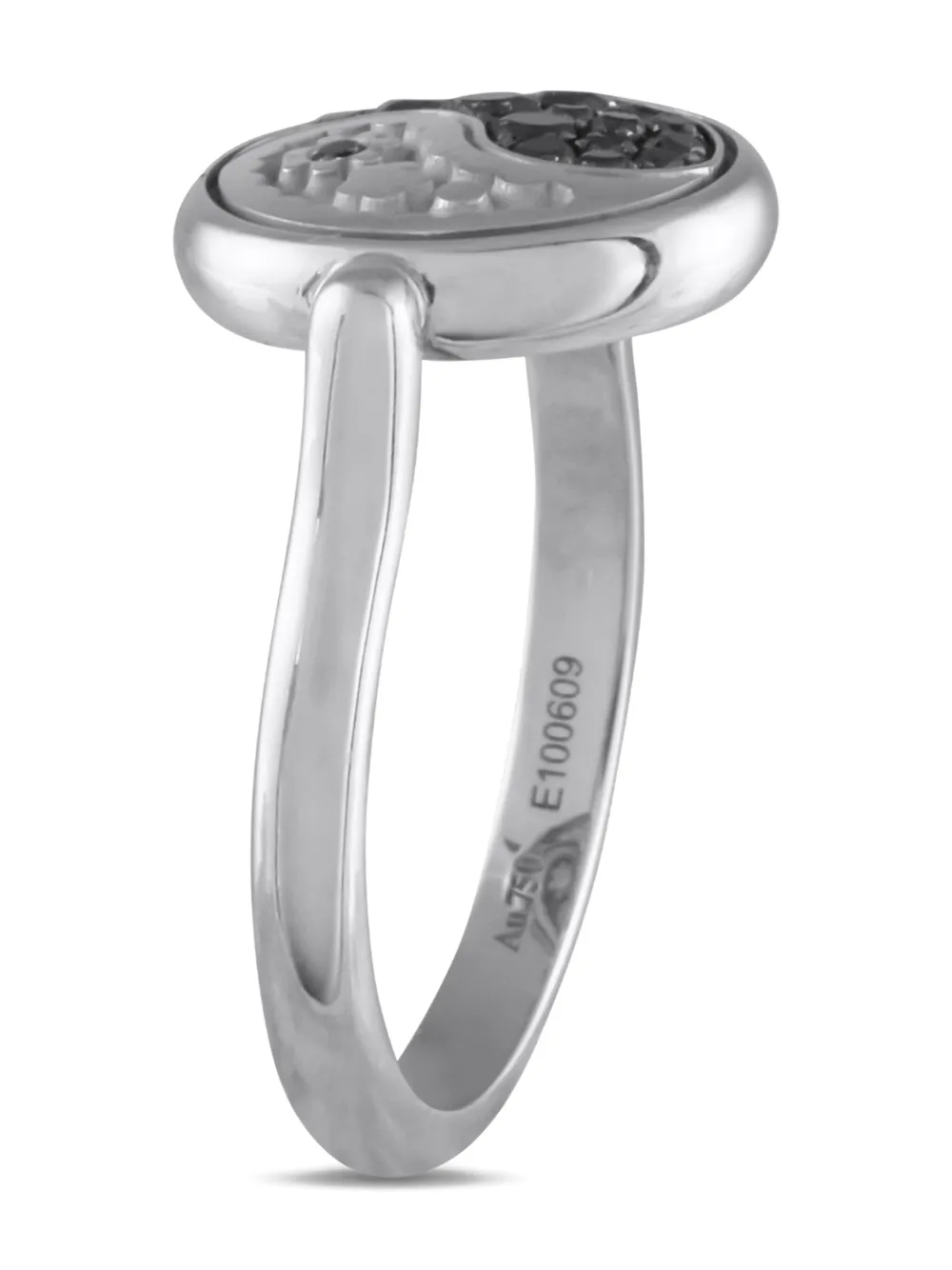Carrera Y Carrera 18K white gold Yin Yang diamond ring - シルバートーン Carrera Y Carrera 18K white gold Yin Yang diamond ring - シルバートーン