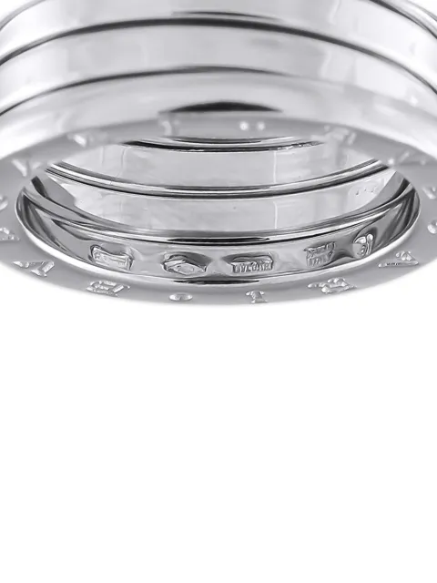 Bvlgari Pre-Owned 18K white gold B.zero1 ring