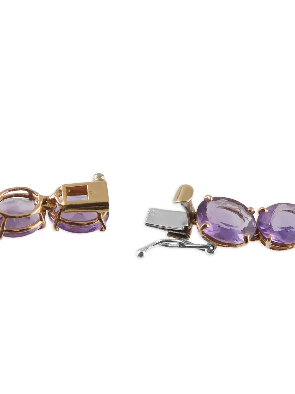 LB Exclusive 18kt rose gold Amethyst lariat necklace | Pre-Owned | Image 2