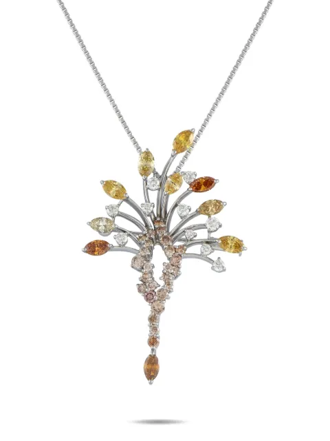 LB Exclusive platinum diamond necklace