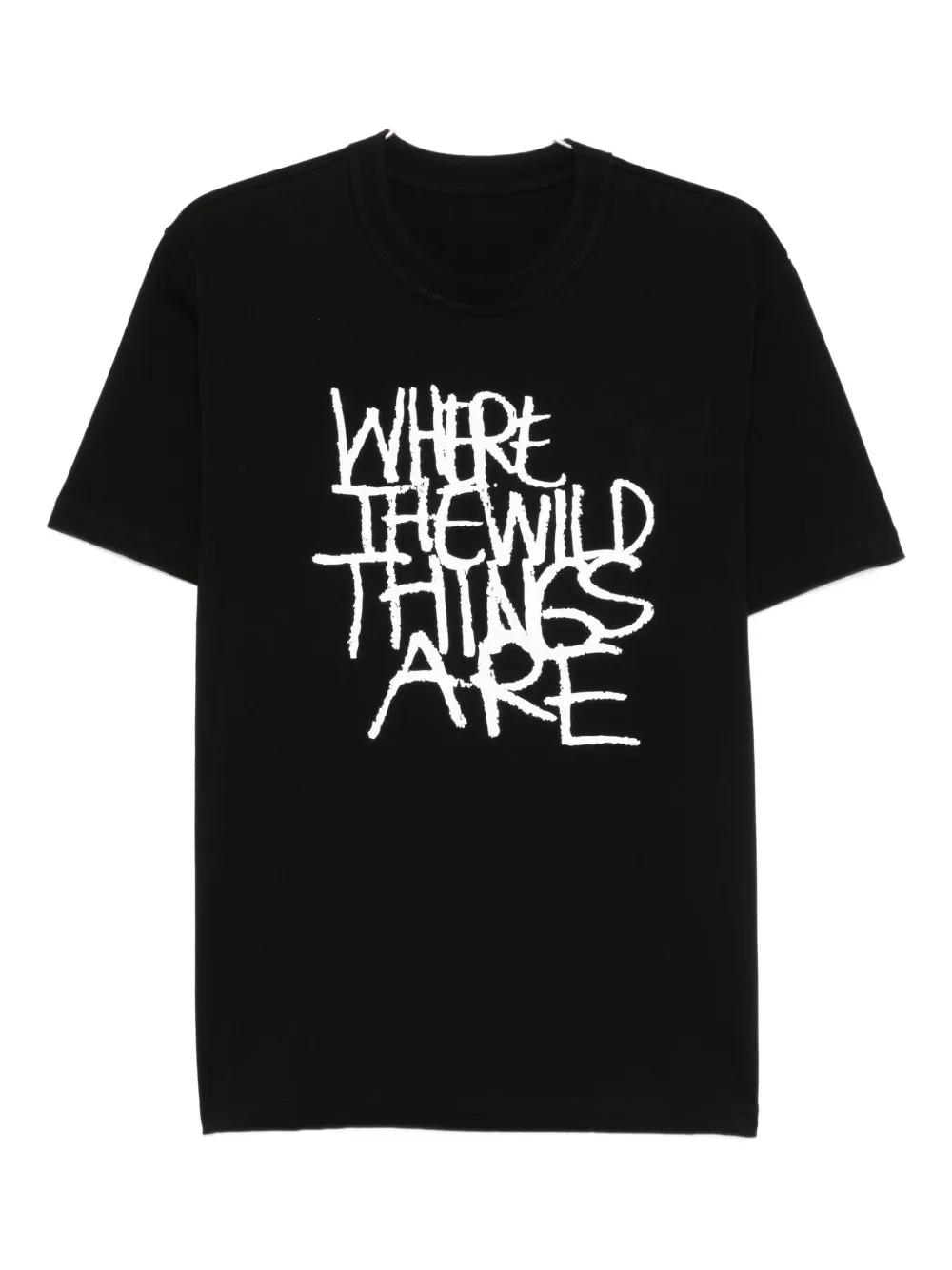 Sacai Where The Wild Things Are T-shirt In Black