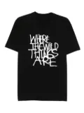 sacai graphic-print T-shirt - Black